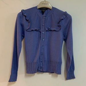 Little Marc Jacobs Ruffle Cardigan